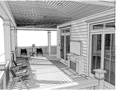 outdoor living area