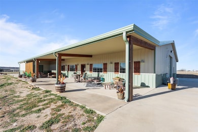 Front view of living quarters