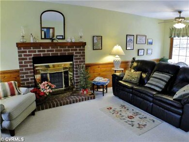 Exterior Front - Brick Hearth - Wainscotting and E