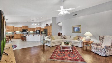 Family Room open to Kitchen