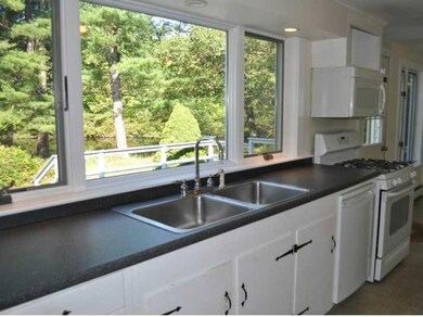 Kitchen. view to the Mousam River
