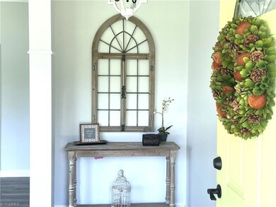 front door looking into entry way