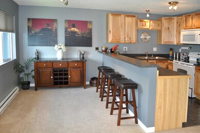 Generous dining area
