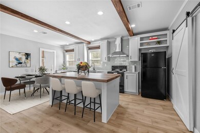 Kitchen, virtually staged