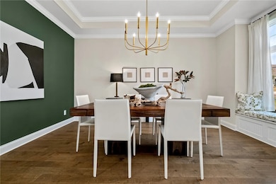 This image is of a Bradford A model home. This ima