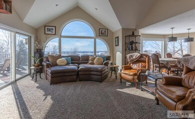 View to living room upon entry