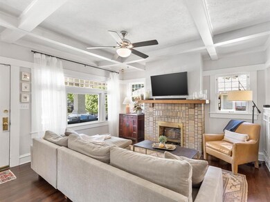 The large windows let the natural light stream in!