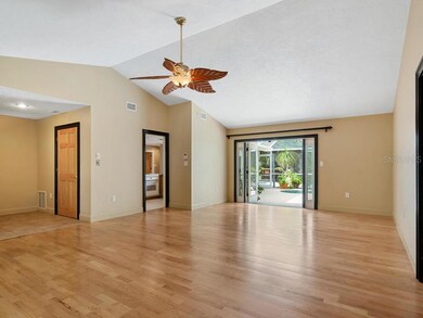 Living room and dining area