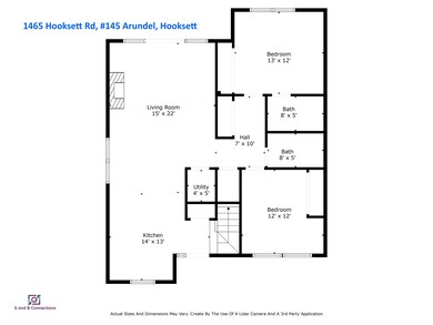 First Level Floorplan Includes 2 Bedroom Options