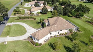 An acre lot with circular drive and 45 degree, 3 b
