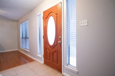 Inside the entry you find low maintenance tile floors.
