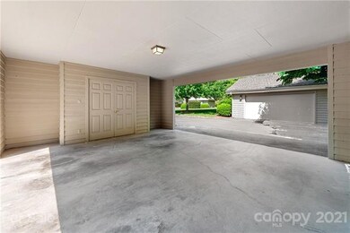 2 car carport with storage area and convenient fro