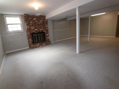 RECREATION ROOM - Carpet - Fireplace - Bar