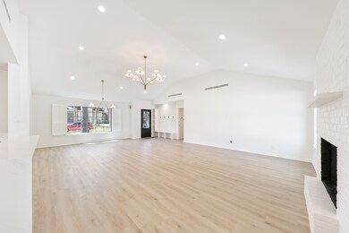 View of living area and dining area