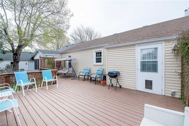 Walkout from the kitchen leads you to a large deck