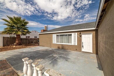 View of patio with fence