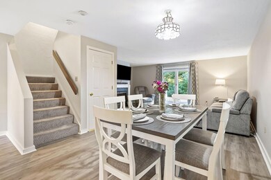 With spacious dining area