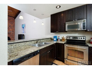 Kitchen open to living room