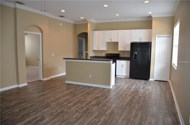 Family Room looking into Kitchen w/ Island, Breakf