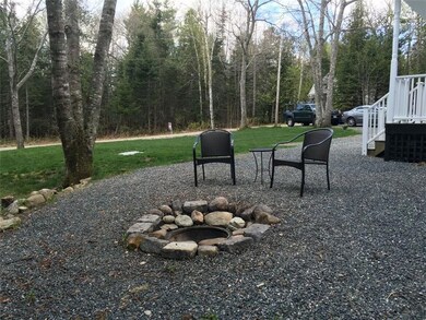 Graveled patio/grilling area