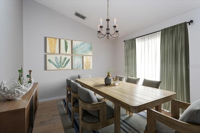 Virtually Staged Dining Room