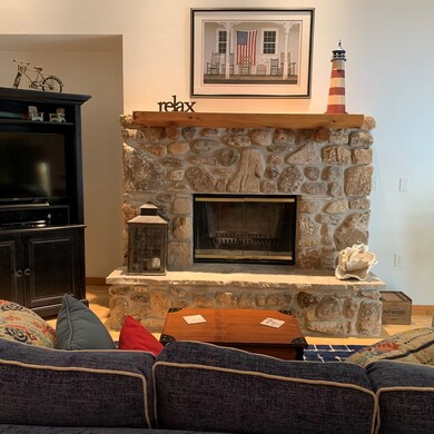 Door County Fieldstone Gas Fireplace