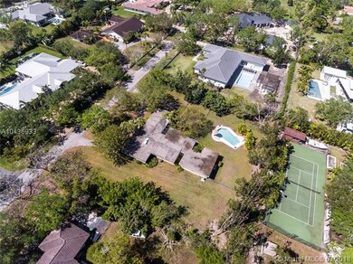 Aerial view of subject property and surrounding pr