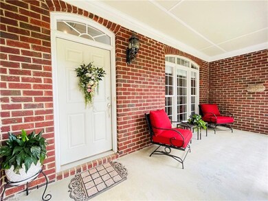 Rocking chair covered porch