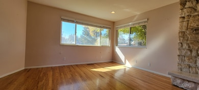 Unfurnished room featuring light wood-style flooring and plenty of natural light