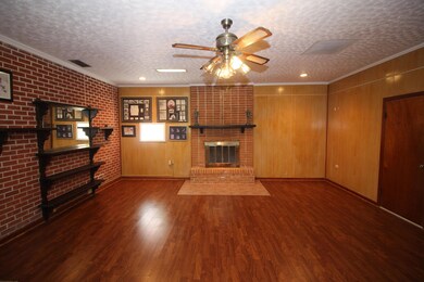 Fireplace in living room