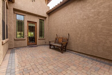Pavered Front Courtyard