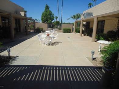 Courtyard facing East