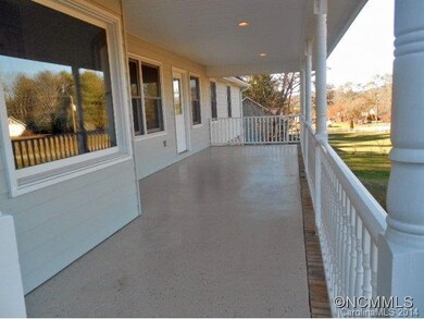 Covered front porch
