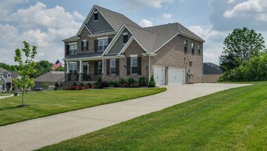The home sits on a large corner lot and features a 3-car side entry garage. Built in 2018, this nearly-new home is in pristine condition. 