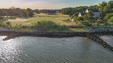 Aerial view from the water