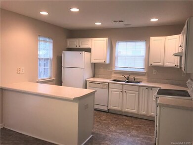 Kitchen with brand new flooring