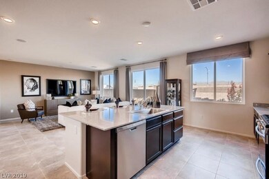 Kitchen Island features a single basin stainless s