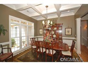 COFFERED CEILINGS AND WAINSCOT