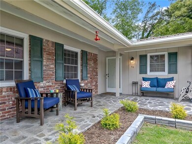 The welcoming front patio has been recently replac