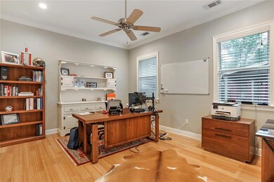 downstairs bedroom with access to porch