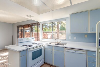 Kitchen with view
