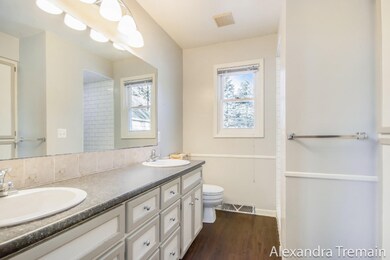 Full Bathroom with Tile Shower