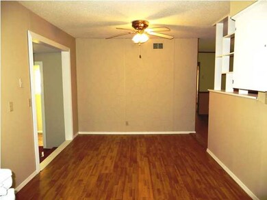 that flows into the large combined kitchen/dining 