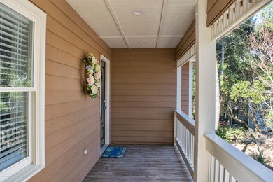 Covered porch at main entry