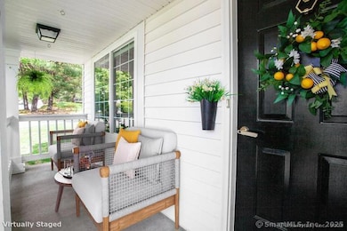 Gracious front porch