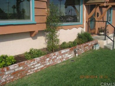 Lovely brick trim accents the home