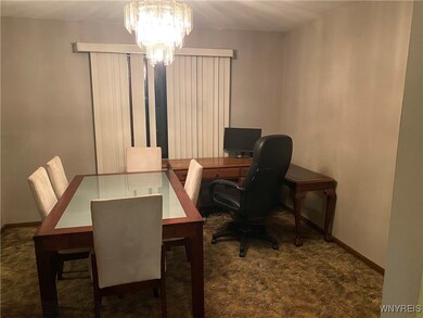 Dinning room (currently being used as a work from