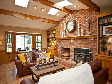 Gorgeous large family room with Cathedral Ceilings
