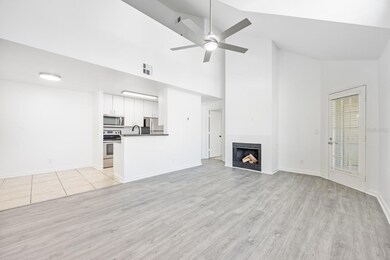 The open-concept layout provides an easy transition from the Living area to the connected Dining space.