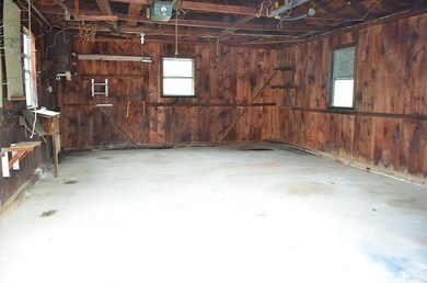 Interior of 2 car garage
